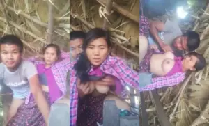 Manipuri village young girl fucking in outdoor hut desi xxnx porn